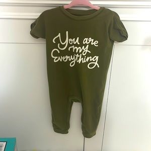 Long sleeve toddler romper